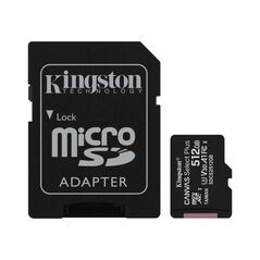 Card de memorie microsd kingston select plus, 512gb, adaptor sd, class 10,  Carduri memorie | electropc.ro