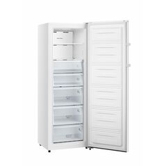 Congelator heinner hff-n240nff+, clasa energetica: f , capacitate totala: 240 l, full no frost, sistem multi air-flow, display interior, control electronic, 5 sertare + 2 compartimente cu rafturi din sticla , lumina led, functie super congelare, functie e,  Congelatoare verticale | electropc.ro