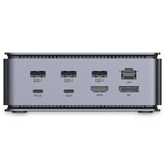 Docking station lindy, interfete: usb-c la 6x usb-a/ 1x usb-c/1x rj45/ 1x displayport/1x hdmi/ 1x sd & 1x micro sd/ 1x 3,5 mm/ 1x usb-c pd(power delivery), latime de banda 10gbps, 10/100/1000 mbps, rezolutie maxima (intrare) 7680x4320@60hz, rezolutie maxi,  Telefoane mobile & accesorii | electropc.ro