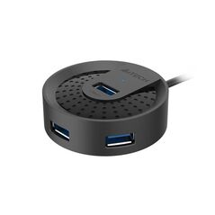 Hub extern a4tech, porturi usb-a: usb 3.0 x 4, conectare prin usb, cablu 1.0 m, negru,  Hub-uri USB | electropc.ro