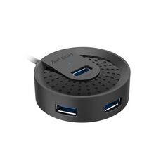 Hub extern a4tech, porturi usb-a: usb 3.0 x 4, conectare prin usb, cablu 1.0 m, negru,  Hub-uri USB | electropc.ro