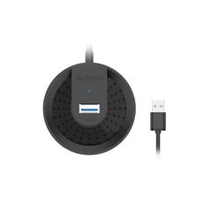 Hub extern a4tech, porturi usb-a: usb 3.0 x 4, conectare prin usb, cablu 1.0 m, negru,  Hub-uri USB | electropc.ro