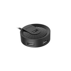 Hub extern a4tech hub-20, viteza transfer de date pana la 480 mbps porturi usb-a: usb 2.0 x 4, conectare prin usb , cablu 1.5 m, negru,  Hub-uri USB | electropc.ro