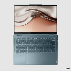 Laptop lenovo yoga 7 14arb7, 14" 2.8k (2880 x 1800) & touch, oled, 90 hz, amd ryzen 7 6800u (8c / 16t, 2.7 / 4.7ghz, 4mb l2 / 16mb l3), 32gb, 1 tb, amd radeon 680m graphics, windows 11 home, stone blue, 3y premium care with onsite upgrade,  Laptopuri | electropc.ro
