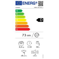 Masina de spalat rufe heinner hwm-v8214d++,  Masini de spalat rufe automate | electropc.ro