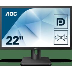 Monitor led aoc 22e1q, 21.5inch, fhd va, 5ms, 60hz, negru,  Monitoare LED | electropc.ro