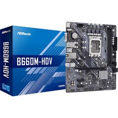 Placa de baza asrock b660m-hdv d4, lga 1700,  Placi de baza | electropc.ro