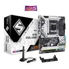 Placa de baza asrock socket am5, x670e steel legend  supports amd ryzen™ 7000 series processors 16+2+1 phase power design, sps 4 x ddr5 dimms, supports up to 6600+(oc) 1 pcie 5.0 x16, 1 pcie 3.0 x16, 1 pcie 3.0 x1 graphics output options: 1 hdmi, 1 displa,  Placi de baza | electropc.ro