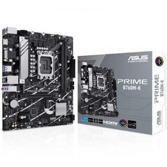 Prime b760m-k ddr5 lga1700 2 x dimm slots 1 x vga port 1 x hdmitm port total supports 2 x m.2 slots and 4 x sata 6gb/s ports matx https://www.asus.com/motherboards-components/motherboards/prime/prime- b760m-k/techspec/,  Placi de baza | electropc.ro
