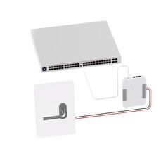 Ubiquiti unifi access hub ua-hub, dimensiuni: 190 x 126 x 30.5 mm , greutate: 457g,suport wall mount metalic, carcasa plastic, consum max: 51w, interfata: 4 x 1gbe, alimentare: poe++.,  Cititoare | electropc.ro