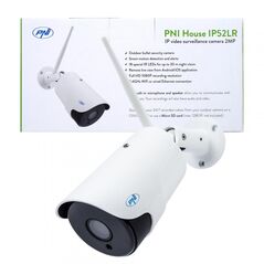 Camera supraveghere video pni house ip52lr 2mp 1080p wireless cu ip de exterior si interior si slot microsd, mod noapte, senzor imagine: cmos 1/2.8", lentila: 3.6mm, unghi de vizualizare: 80°, compresie imagine: h.264, 30 fps, microfon integrat, difuzor i,  Camere supraveghere IP | electropc.ro