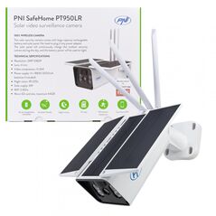Camera supraveghere video pni safehome pt950lr 1080p 2mp cu panou solar 6w, wifi, acumulator, control prin aplicatia tuya smart, integrare in scenarii si automatizari smart cu alte produse compatibile tuya, senzor imagine: 1/3 cmos 1080p, lentila 4mm, ung,  Camere supraveghere IP | electropc.ro