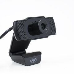 Camera web pni cw1850 full hd 1080p 2mp, usb, clip-on, microfon stereo incorporat, senzor:  cmos 1/3", unghi vizualizare: 90°, lentila: 3.6mm, dimensiune / greutate: 78 x 33 x 33 mm / 119 g, focus manual.,  Camere Web | electropc.ro