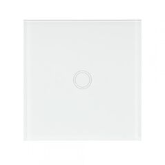 Intrerupator cu touch pni sh101 alb cu led indicator cu panoul frontal din sticla temperata transparenta, iar carcasa din spate rezistenta la foc. poate fi utilizata la o putere maxima de 100w pentru becurile cu led, iar pentru becurile clasice de maxim 2,  Smart home | electropc.ro