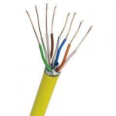 Pni-sftp07m - cablu s/ftp cat7 pni sf07 la metru 10gbps, 1000mhz, pentru internet si sisteme de supraveghere, cupru.,  Accesorii | electropc.ro