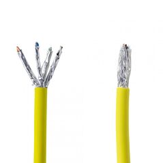 Pni-sftp07m - cablu s/ftp cat7 pni sf07 la metru 10gbps, 1000mhz, pentru internet si sisteme de supraveghere, cupru.,  Accesorii | electropc.ro