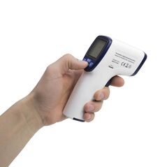 Pni termometru digital silvercloud uf41, infrarosu, non-contact, pentru corp si suprafete, atentionare vocala, plaja masurare: 32-42.9 grade corp, 0-100 grade suprafete, distanta masurare: 5-10 cm, dimensiuni: 145 x 37 x 98mm, greutate: 141g, alimentare: ,  Termometre copii | electropc.ro