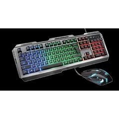 Kit tastatura + mouse trust gxt 845 tural gaming, negru,  Kit mouse tastatura | electropc.ro