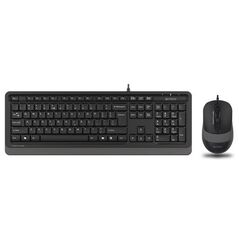 Kit tastatura si mouse a4tech - f1010 gr  F1010 GREY