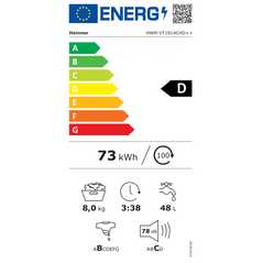 Masina de spalat rufe heinner hwm-vt1814chd++, capacitate 8kg, viteza de centrifugare 1400rpm, clasa energetica d, 15 programe, display led, program rapid 15 min, program scurt 60 min, program allergy safe, functie start intarziat, functie anti-sifonare, ,  Masini de spalat rufe automate | electropc.ro