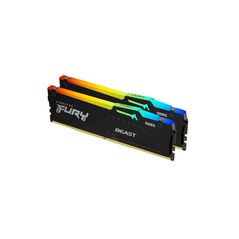 Memorie ram kingston, dimm, ddr5, 32gb, 5600mhz, cl36, 1.25v, fury, rgb, kit of 2,  Memorii RAM Desktop | electropc.ro