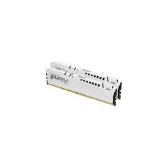 Memorie ram kingston, dimm, ddr5, 64gb, 5600mhz, cl36, 1.35v, fury beast white, kit of 2,  Memorii RAM Desktop | electropc.ro