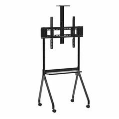 Stand tv mobil serioux tv213a, dimensiuni: 890x650x2200mm, compatibilitate max vesa:  900x600mm, compatibilitate tv:  47"-100", greutate maximă suportata: 100 kg, baza cu 4 roti, raft multifunctional,  TV & Electronice & Gaming | electropc.ro
