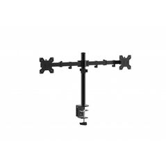 Suport dublu monitor serioux, mm1903a, mobil, tilt:+/- 90 °, swivel: 180 ° , rotatie 360°, vesa: 75×75 / 100×100mm, compatibilitate 10"-27" , reglabil pe inaltime: 400mm ,extensie braț: 415mm ,greutate maxima suportata 8 kg, culoare negru,  TV & Electronice & Gaming | electropc.ro