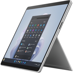 Tableta microsoft surface pro 9 platinum, 13 inch, resolution: 2880 x 1920, aspect ratio: 3:2, intel core i7-1265u, 1.8 ghz, 16gb ram, 512gb ssd storage, graphics: intel iris xe graphics, connerctors: 1 x surface connect, 2 x thunderbolt 4 (type-c), camer,  Tablete | electropc.ro