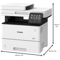 Canon mf552dw, multifunctional laser mono dimensiune a4, viteza printare 43 ppm, print,copy,scan,  duplex, rezolutie: 1200 x 1200 dpi, fpo: 5.7 sec, procesor 800mhz, memorie ram 1gb, limbaje de printare: ufrii, pcl 5e2, pcl6, adobe® postscript3, viteza co  5160C011AA