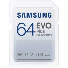 Card de memorie sdxc samsung evo plus, mb-sc64k/eu, 64gb, class u1, v10,  Carduri memorie | electropc.ro