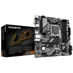 Mb gigabyte a620m ds3h (rev. 1.0) am5 4xddr5 1x display port, 1x hdmi, 1x d-sub, micro atx https://www.gigabyte.com/motherboard/a620m-ds3h-rev-10/sp#sp,  Placi de baza | electropc.ro