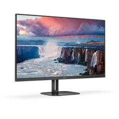 Monitor 27" aoc 27v5ce/bk, tehnologie display: ips, rezolutie: 1920x1080, tip iluminare fundal: w-led, aspect ratio: 16:9, anti glare, luminozitate: 300 niti, timp de raspuns: 4ms gtg, angle view: 178/178, contrast static: 1000:1, contrast dinamic: 20m:1,,  Monitoare LED | electropc.ro