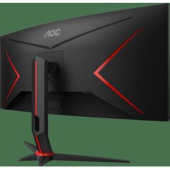 Monitor wled aoc cu34g2x/bk, 34inch, uwqhd va, 1ms, 144hz, negru,  Monitoare LED | electropc.ro