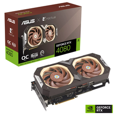 Placa video asus geforce rtx 4080 oc 16gb noctua, gddr6x, 256bit, clock speed 2596mhz, 2x hdmi 2.1a, 3x displayport 1.4a, pcie 4.0,  Placi video | electropc.ro