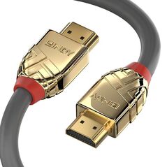 Cablu lindy ly-37865, high speed hdmi, 7.5m, gold line  LY-37865