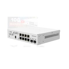 Mikrotik, css610-8g-2s+in 8g, 2 sfp+ port , indoor switch 64kb flash, pasive poe, dimensiuni: 200 x 167 x 46 mminterfata: 8 x 10/100/1000, 2 x sfp+, ip20, poe in- 12-57 v, consum maxim 5w.,  Switch-uri | electropc.ro
