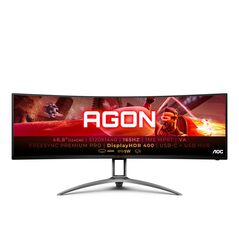 Monitor aoc ag493ucx2 48.8 inch, panel type: va, backlight: wled, resolution: 5120x1440, aspect ratio: 32:9,  refresh rate:165hz, response time gtg: 4ms, brightness: 400 cd/m², contrast (static): 3000:1, contrast (dynamic): 80m:1, viewing angle: 178º(r/l),  Monitoare LED | electropc.ro