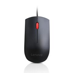 Mouse lenovo optical wheel mouse, 1600 dpi, wired, black,  Mouse | electropc.ro