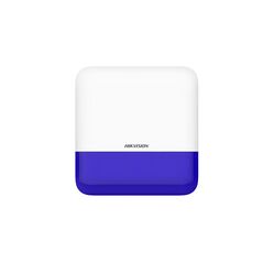 Sirene de exterior wireless axpro hikvision ds-ps1-e-we(blue indicator), frecventa de operare: 868 mhz, comunicare bidirectionala tri-x wireless protocol, distanta de comunica rf: 1600metri, criptare: aes-128, 2 x tamper, strobe light blue, nivel sonor: 1,  Sirene | electropc.ro