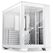 Carcasa lian li o11 dyn mini snow edition mid-tower tempered glass alb, pci-slots 5, 7,  Carcase | electropc.ro