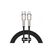 Cablu alimentare si date baseus cafule metal, fast charging data cable pt. smartphone, usb type-c la lightning iphone pd 20w, 2m, negru,  Cabluri periferice | electropc.ro