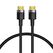 Cablu video baseus cafule, hdmi (t) la hdmi (t), rezolutie maxima 4k uhd (3840 x 2160) la 60 hz, conectori auriti, 1m, negru,  Cabluri periferice | electropc.ro