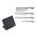 Set cutite de bucatarie, 5 piese,silver, cooking by heinner,  Cutite & seturi | electropc.ro
