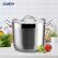 Oala+capac inox 20x16 cm, 5l, maestro, cooking by heinner,  Tavi copt | electropc.ro