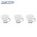 Set 3 cesti 110 ml, sticla cu maner din otel cromat, art of dining by heinner,  Cani & Cesti | electropc.ro