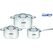 Set gatit din inox 6 piese, anna,  cooking by heinner,  Seturi de gatit | electropc.ro