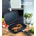 Tigaie dubla dreptunghiulara tip grill,aluminiu,32x24x7.5 cm,dark line inductie, cooking  by heinner,  Tigai si seturi | electropc.ro
