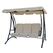 Hr balansoar 3 locuri crem 201x120x172,  Balansoare | electropc.ro