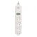 Prelungitor cu protectie serioux, 4 prize schuko, input 100-240v, 50- 60hz, output (total): 2500w - 10a, 4 porturi usb, 4 porturi usb (5v- 3.1a) (auto max) 17w, amperaj port usb (max) 3.4a, functie auto id, antistatic, buton power/off, lungime cablu 2m, a,  Prelungitoare | electropc.ro